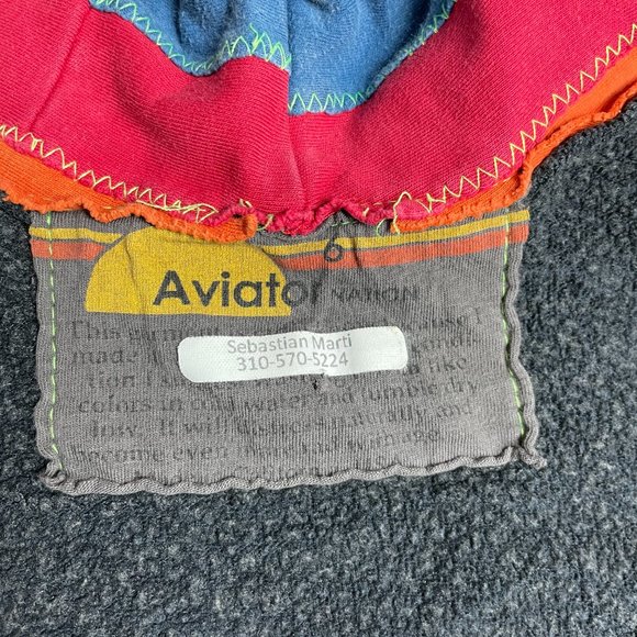 Aviator Nation Kid's Signature Zip Hoodie - Charcoal Grey - Picture 5 of 13